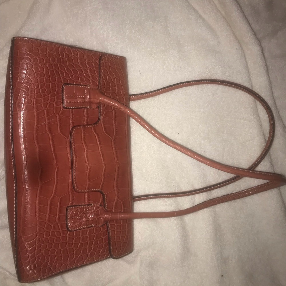 Aligator skin tommy hillfiger purse